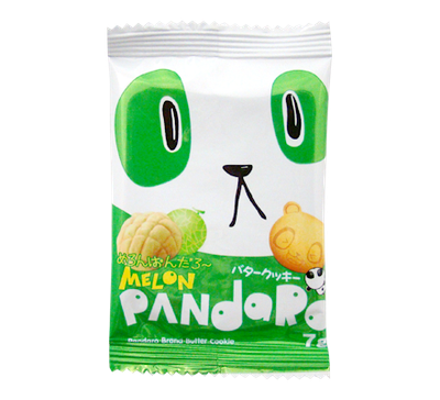 Yaokin Melon Pandaro Panda-Shaped Cookies 7g × 24 Packs
