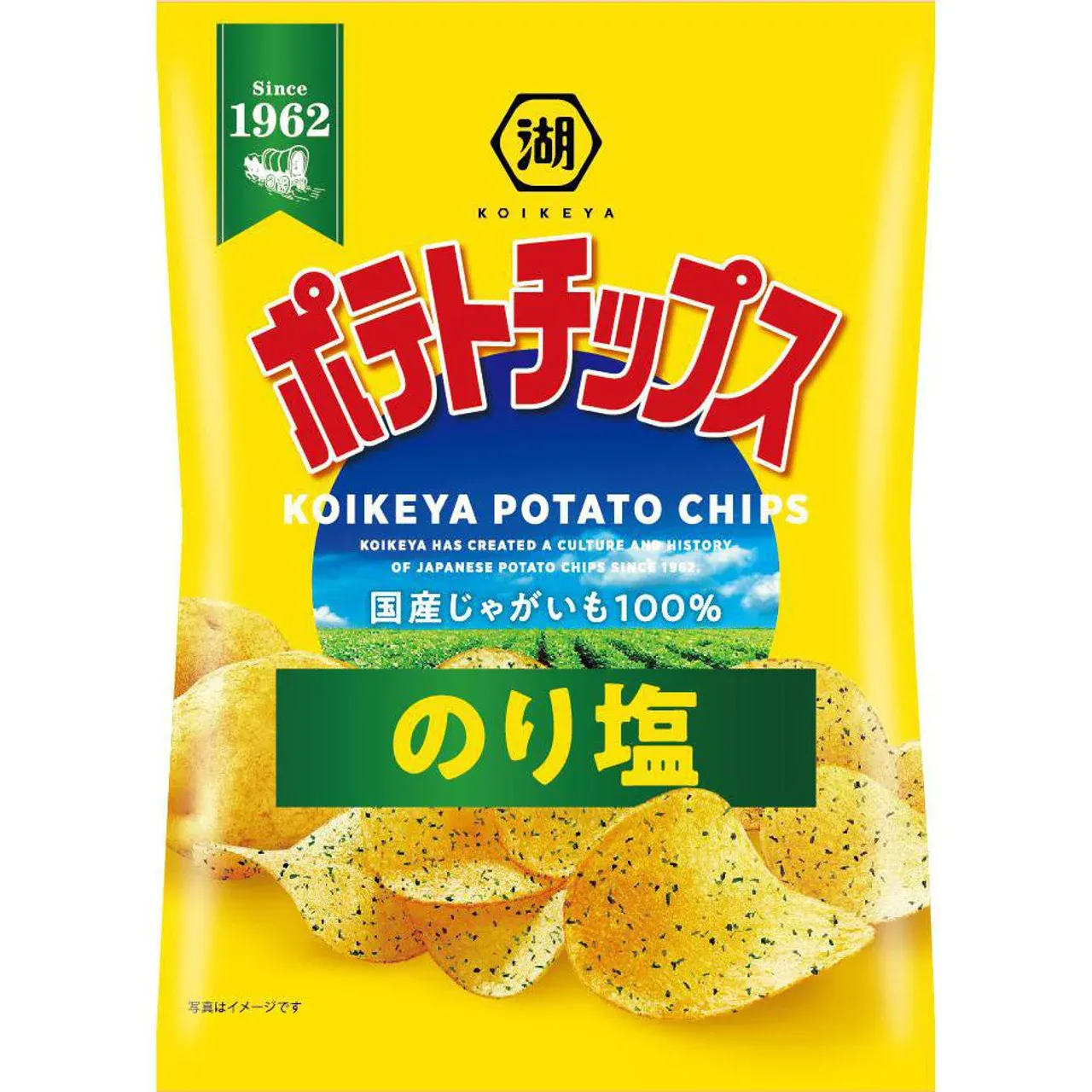Koikeya Potato Chips Nori Shio Flavor 55g