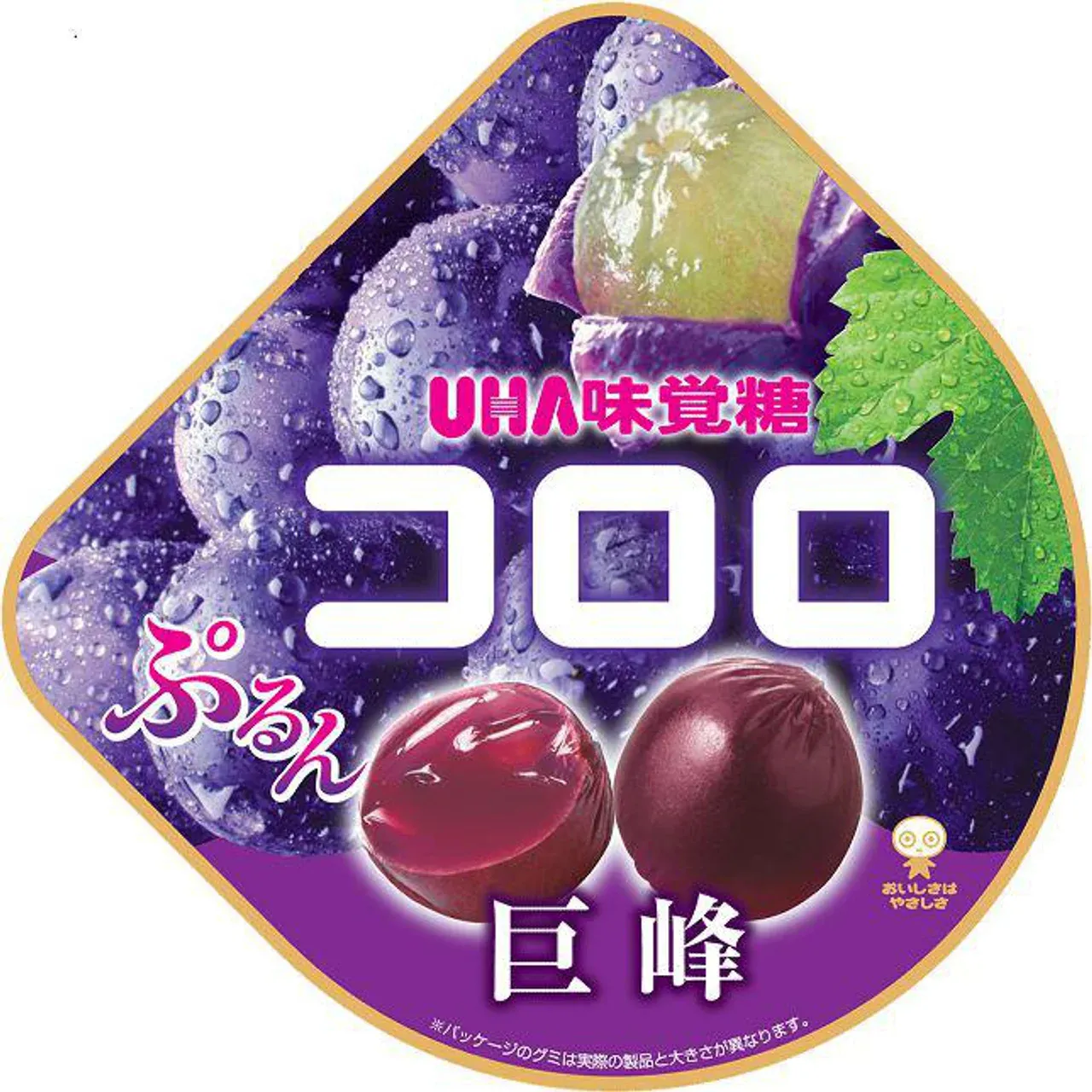 UHA mikakuto "Kororo, Grape" Premium Gummy Candy, 48g