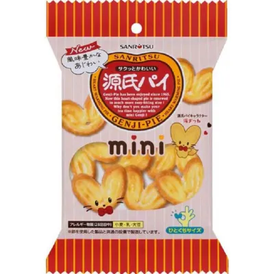 Sanritsu Mini Genji Pie Bite-Size Puff Pastry Cookies 38g