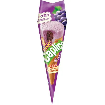 Glico Giant Caplico Grape Chocolate Snack 1pc