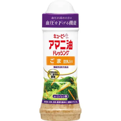 Kewpie Flaxseed Oil Dressing Sesame with Soy Milk (210ml)