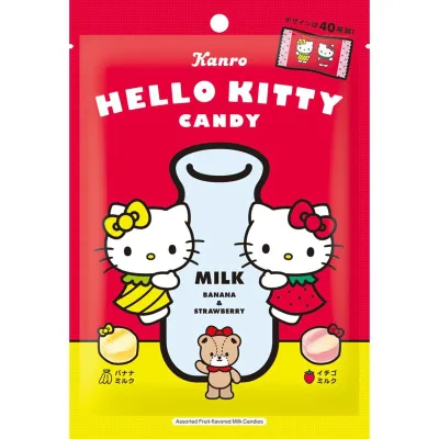 Kanro Hello Kitty Milk &amp; Fruit Candy 37g