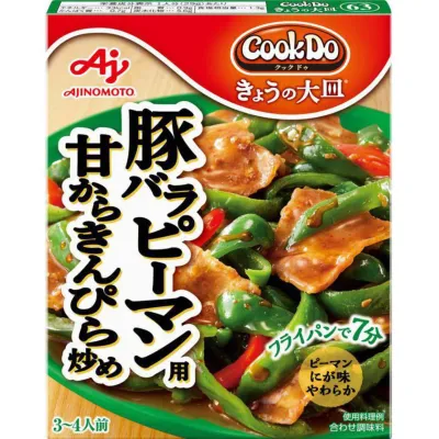 Ajinomoto Cook Do Sweet Soy Pork Belly &amp; Green Pepper Sauce 100g