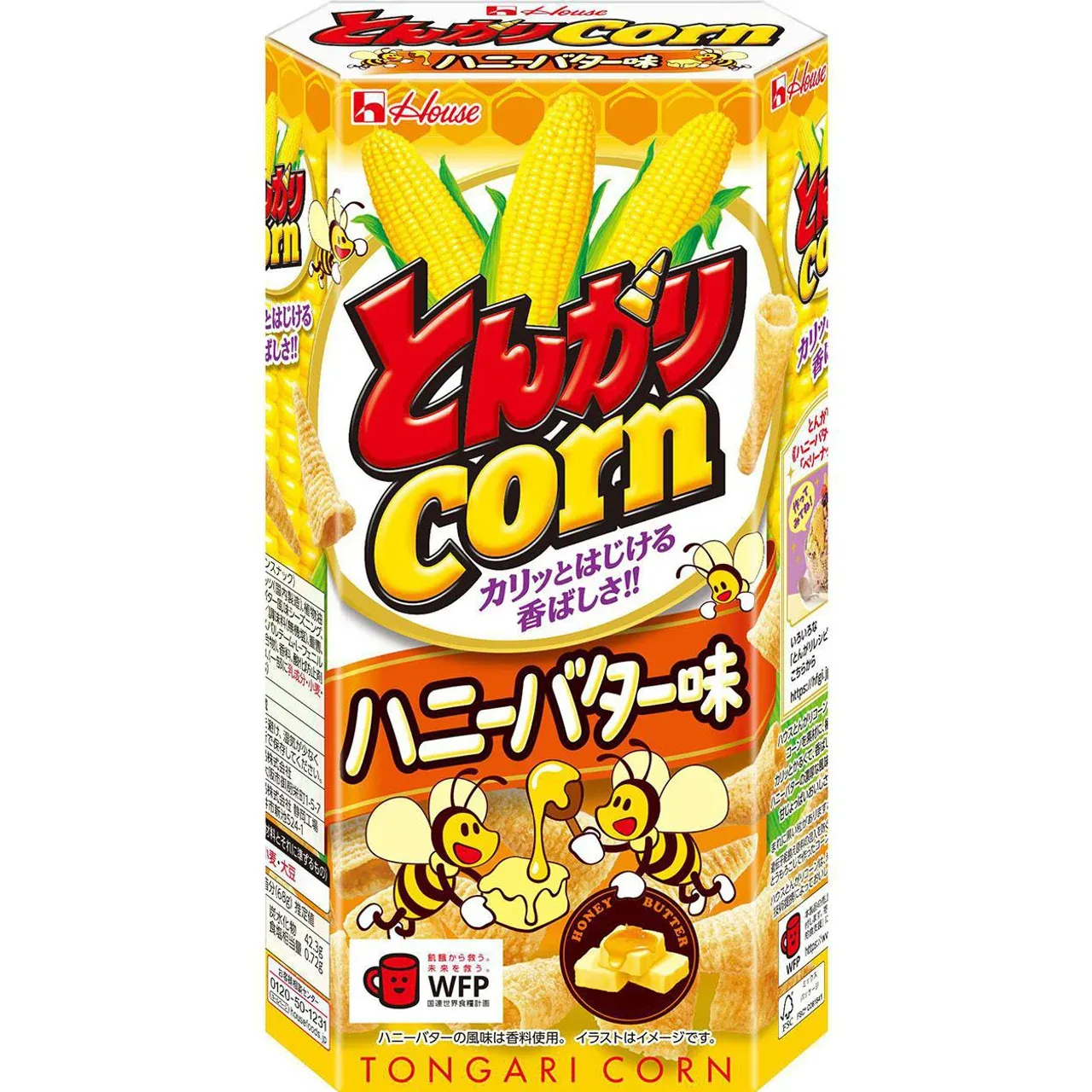 House Foods Tongari Corn Honey Butter Flavor 68g