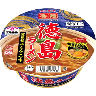 Newtouch Sugomen Tokushima Ramen Rich Soy Sauce Tonkotsu Flavor 110g
