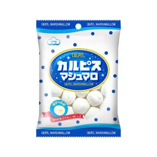 Eiwaya Calpis Marshmallow with Jelly Filling 65g