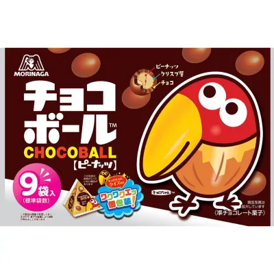Morinaga Chocoball Peanut Chocolate Value Pack 102g