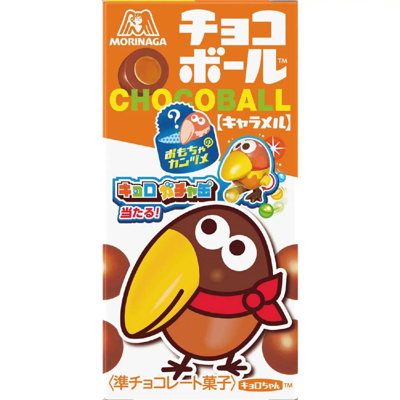 Morinaga Chocoball Caramel Chocolate 28g