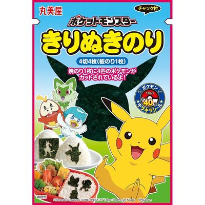 Marumiya Pokémon Cut-Out Nori Seaweed Sheets 36g