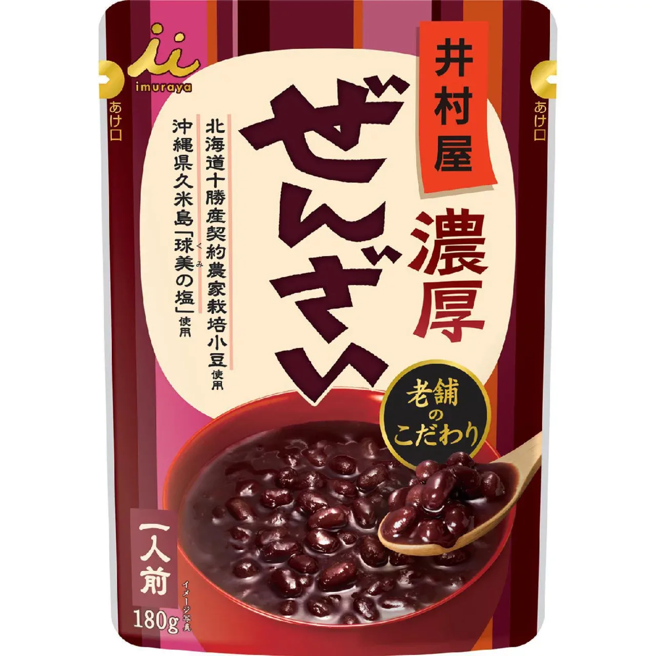 Imuraya Rich Zenzai Sweet Red Bean Dessert 180g