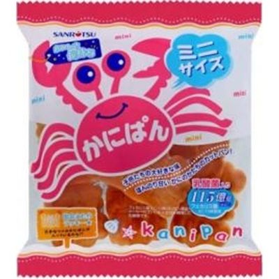 Sanritsu Mini Kanipan Crab-Shaped Bread Snack 80g