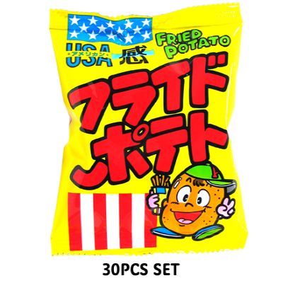 Kado Fried Potato Snack Salt Flavor 10g × 30pcs Set