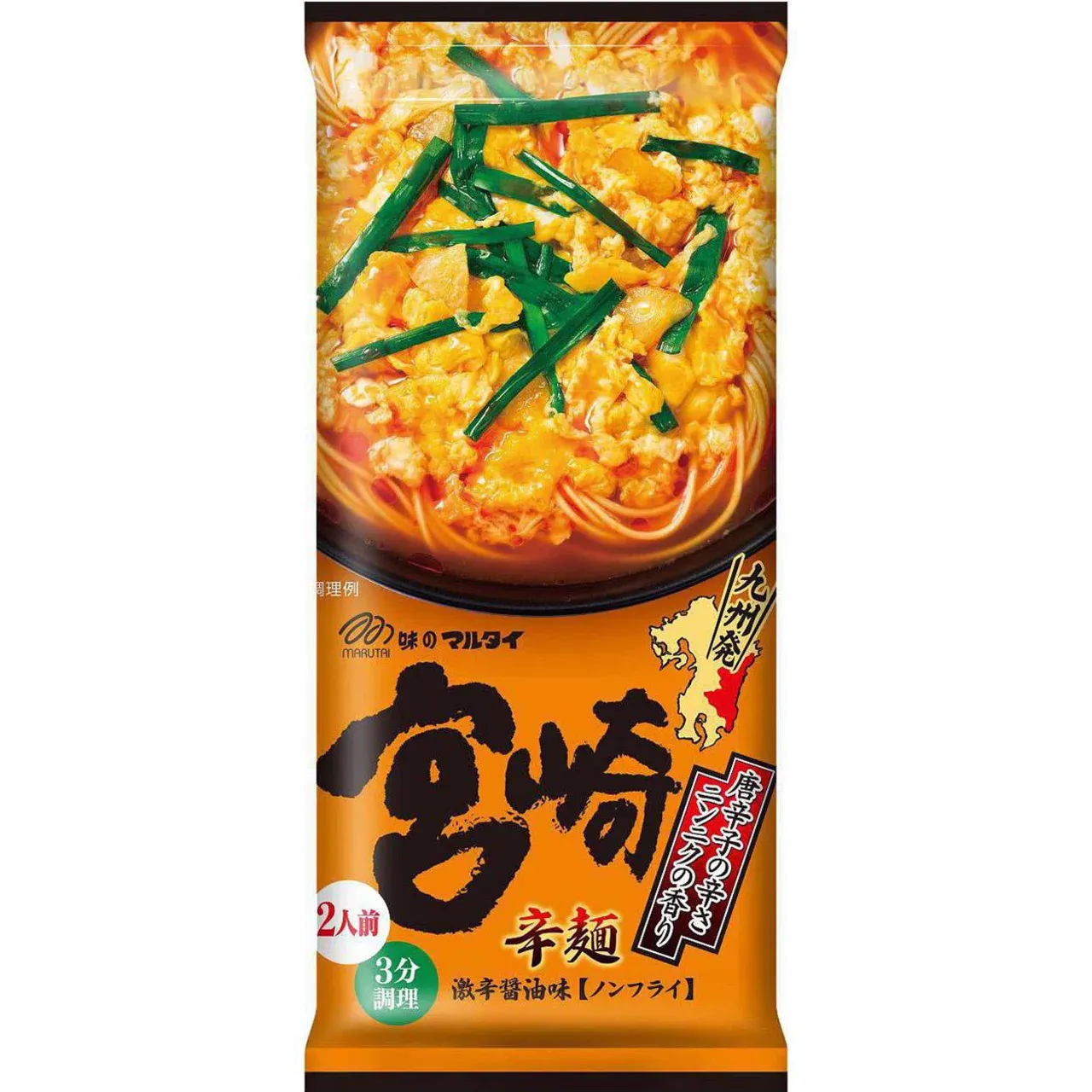 Marutai Miyazaki Spicy Ramen Extra Hot Soy Sauce Flavor 186g