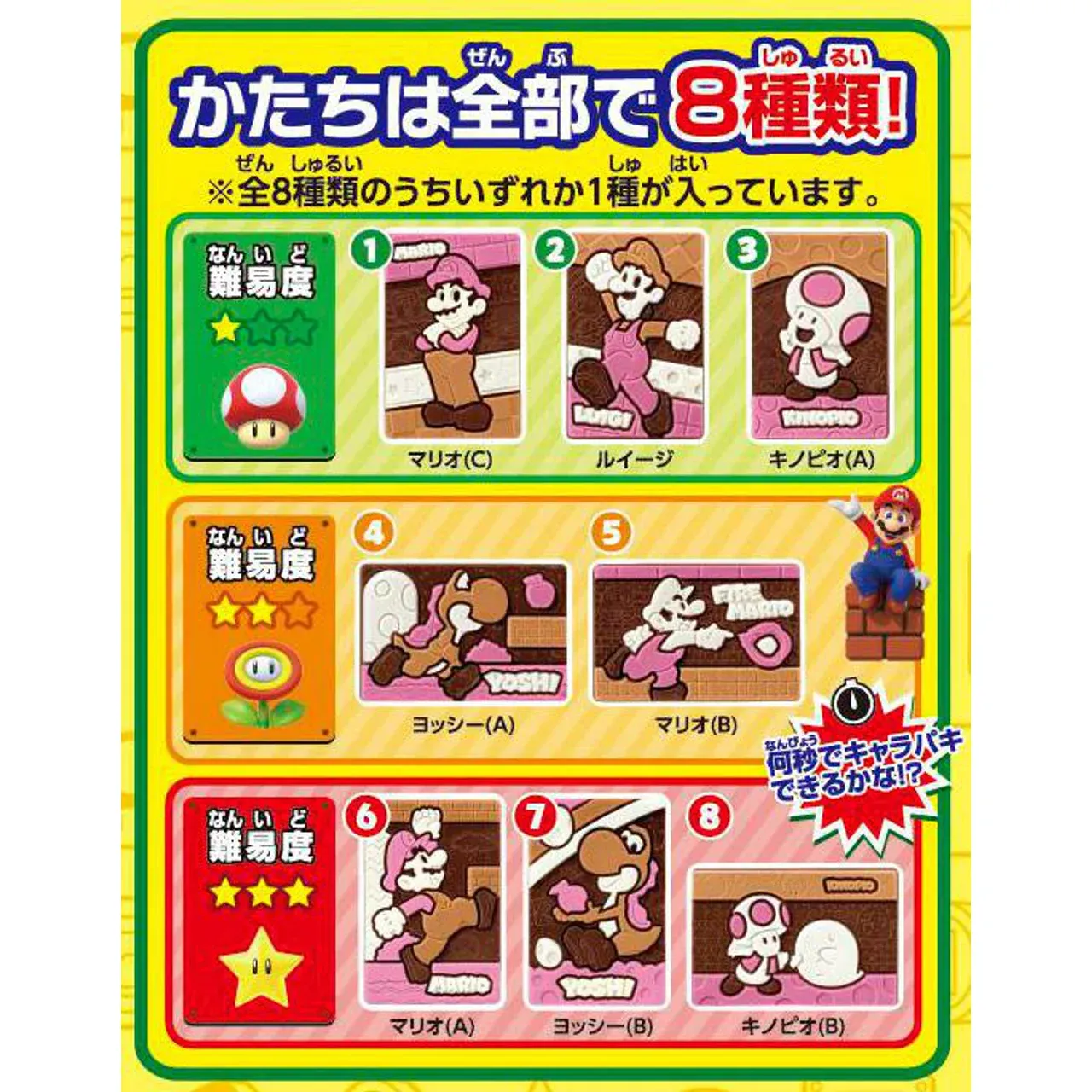 Bandai Super Mario Charapaki Chocolate