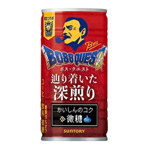 Suntory BOSS QUEST Deep Roast Vol.2 Coffee 185g Can