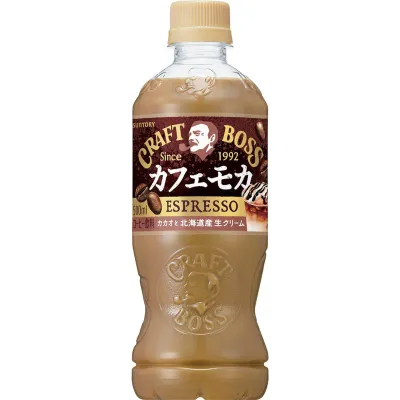 Suntory Craft BOSS Café Mocha 500ml plastic bottle
