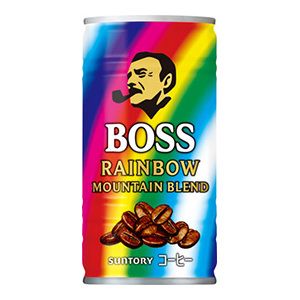 Suntory BOSS Rainbow Mountain Blend Coffee 185g Can