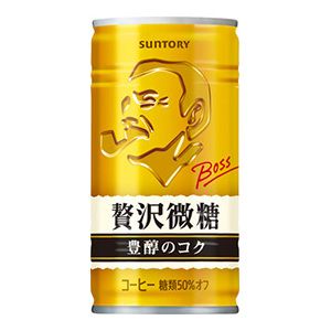 Suntory BOSS "Zeitaku Btou" Luxury Mildly Sweet Coffee 185g Can
