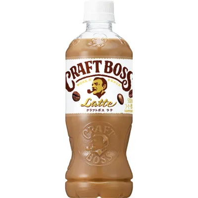 Suntory Craft BOSS Latte Coffee 500ml plastic bottle