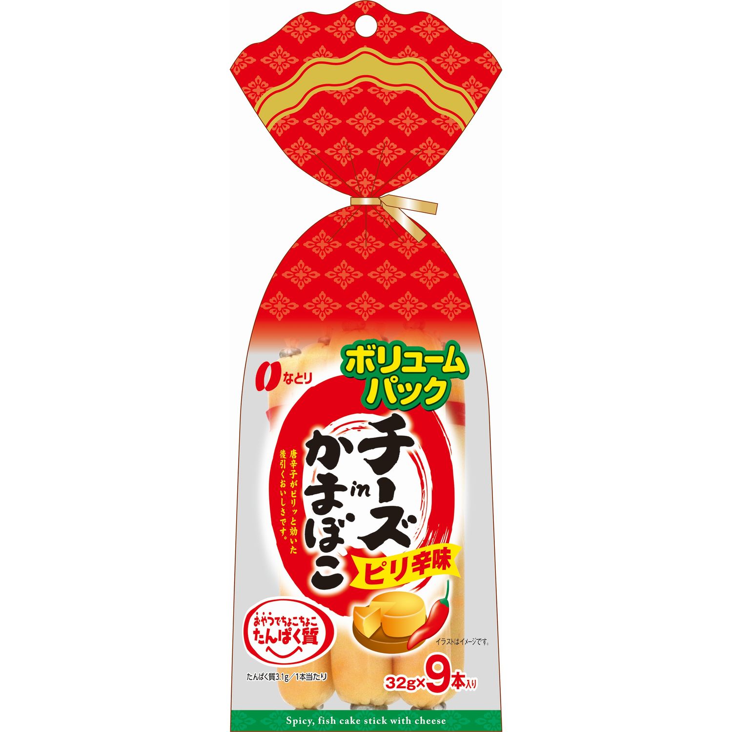 Natori Cheese-in Kamaboko Spicy Flavor Value Pack 288g