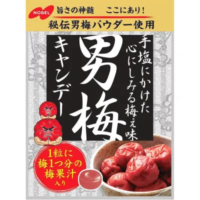 Nobel Confectionery Otoko Ume Plum Candy 80g