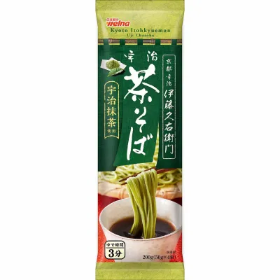 Nisshin Seifun Welna Itohkyuemon Uji Matcha Soba Noodles 200g