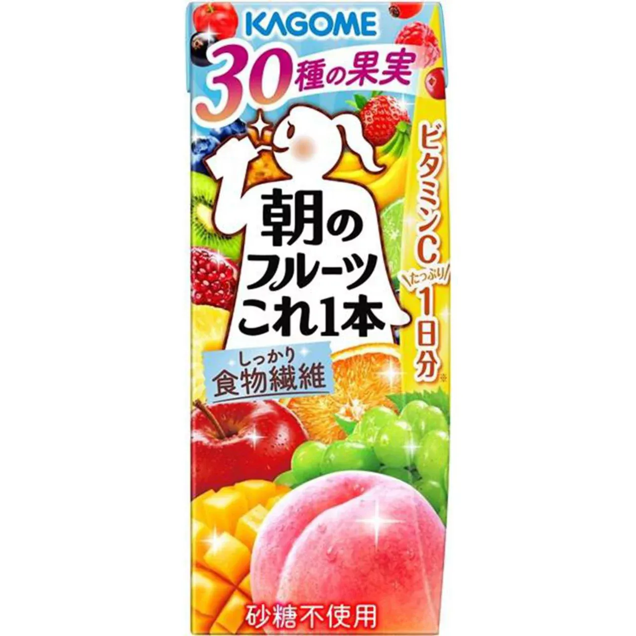 Kagome Asa no Fruits Kore Ippon 30-Fruit Blend Juice 200ml