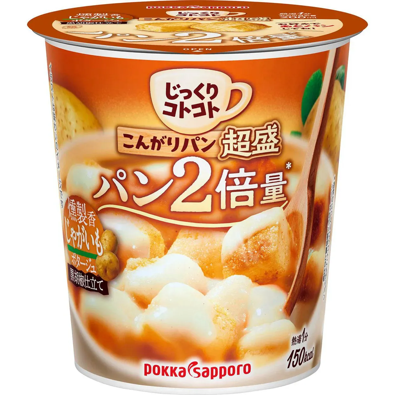 Pokka Sapporo Jikkuri Kotokoto Kongari Pan Chomori Smoked Potato Potage 34.4g