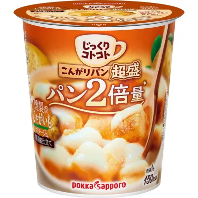 Pokka Sapporo Jikkuri Kotokoto Kongari Pan Chomori Smoked Potato Potage 34.4g