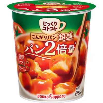 Pokka Sapporo Jikkuri Kotokoto Kongari Pan Chomori Rich Tomato Potage 28.7g