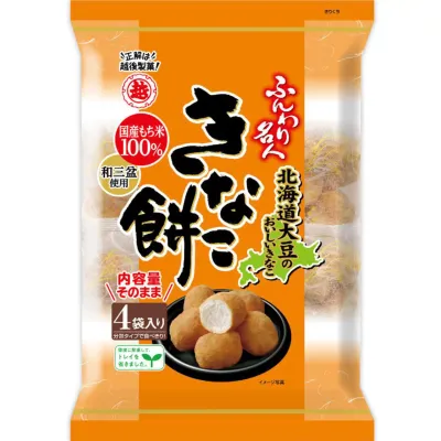 Echigo Seika Funwari Meijin Kinako Mochi 75g