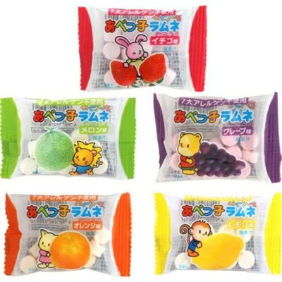Abe Seika Abekko Ramune Assorted Candy 5g × 50 Packs