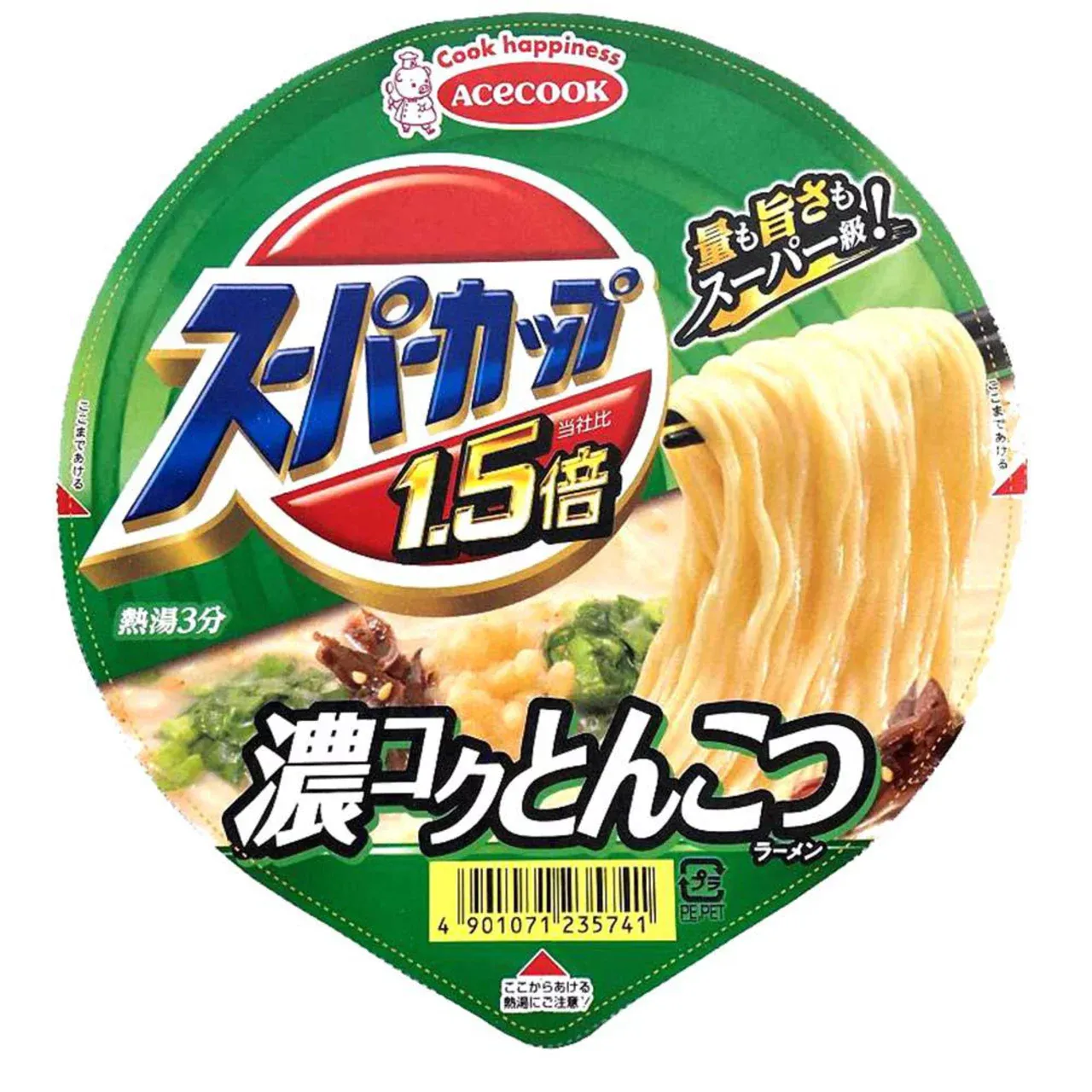 Acecook Super Cup 1.5x Rich Tonkotsu Ramen 111g