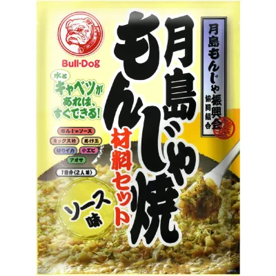 Bull-Dog Tsukishima Monjayaki Kit (Sauce Flavor) for 2 Servings 81g