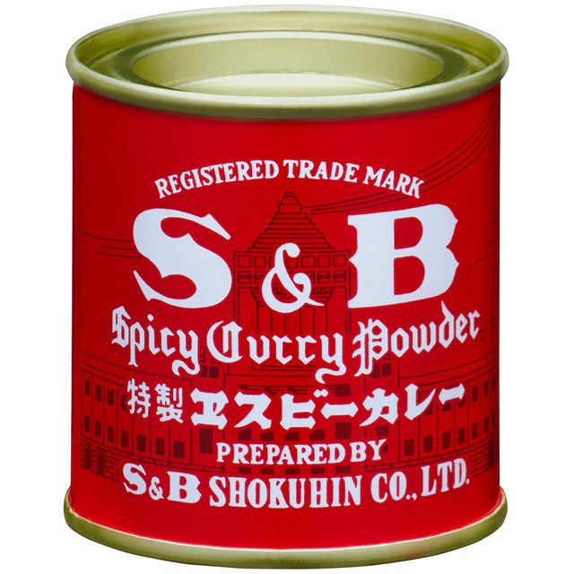 S&amp;B Curry Powder Red Can 37g