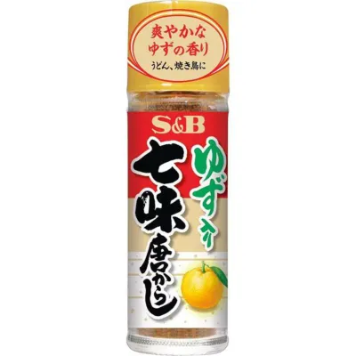 S&amp;B Foods Yuzu-Infused Shichimi Togarashi Seven-Spice Chili 14g