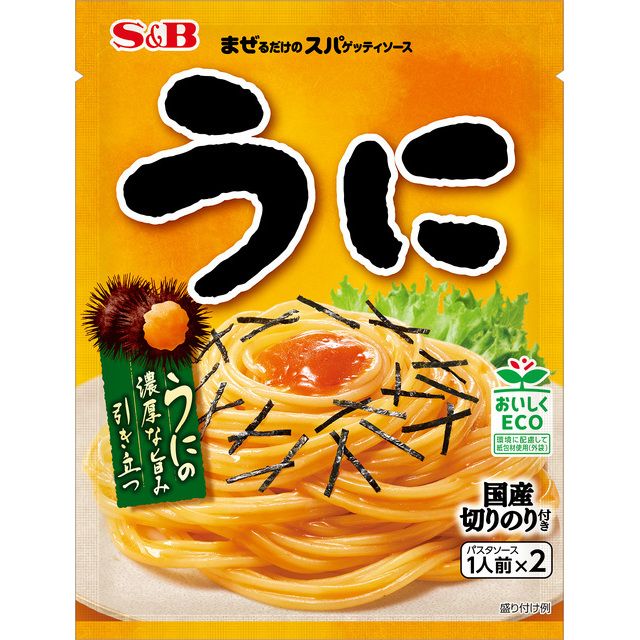S&amp;B Foods Mazeru Dake Just Mix Spaghetti Sauce – Uni (Sea Urchin)