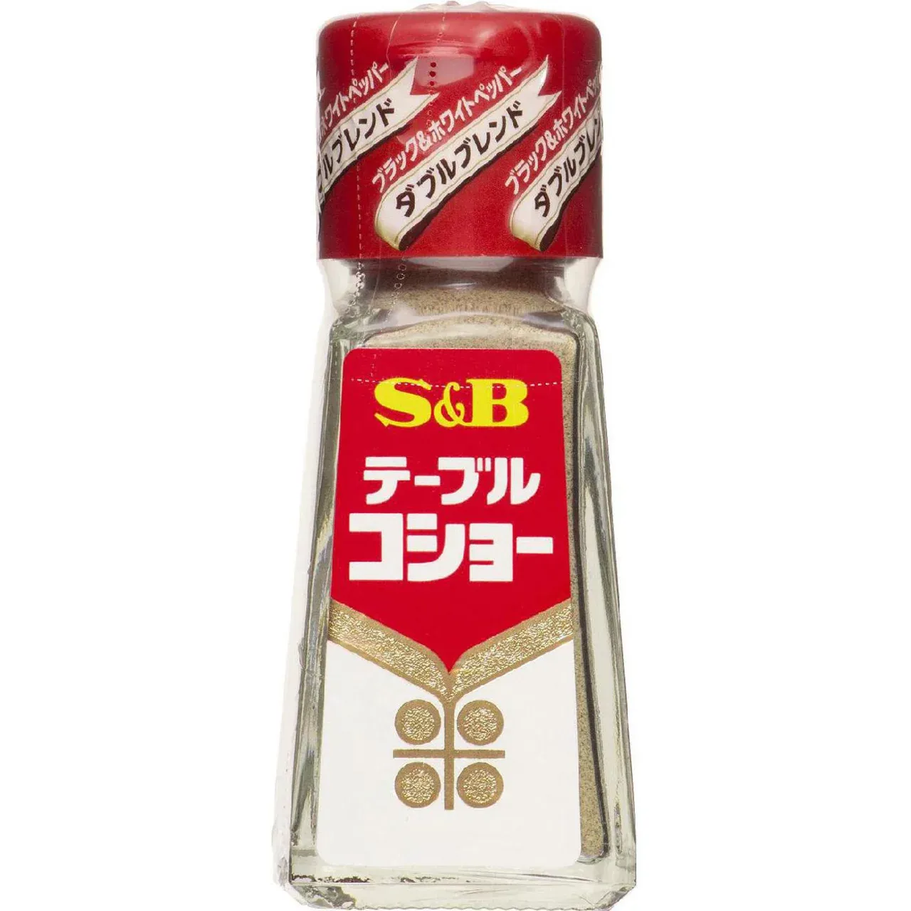 S&amp;B Foods Japanese Table Pepper Double Blend (Black &amp; White) 20g