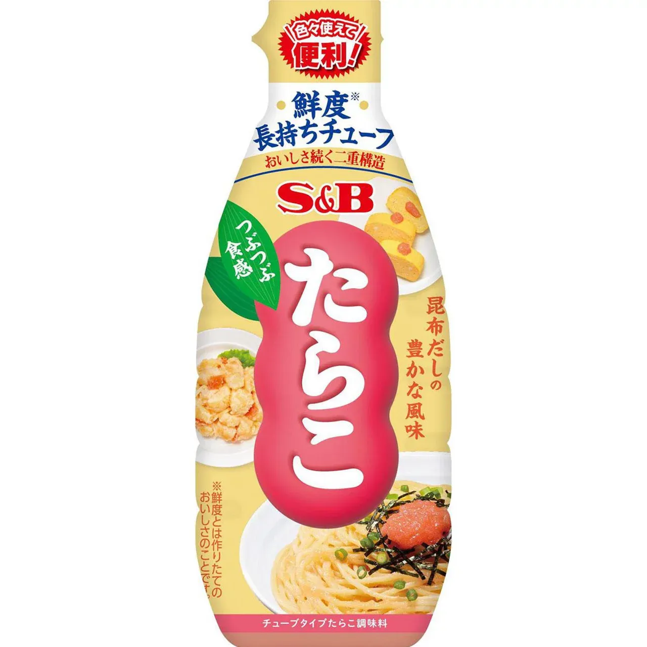 S&amp;B Foods Tsubu-Tsubu Tarako Cod Roe Paste (Chunky Texture) 152g