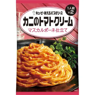 Kewpie Aeru Pasta Sauce Crab Tomato Cream with Mascarpone (2 Servings) 140g