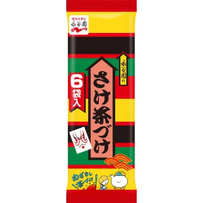 Nagatanien Salmon Ochazuke Seasoning 6 Packs