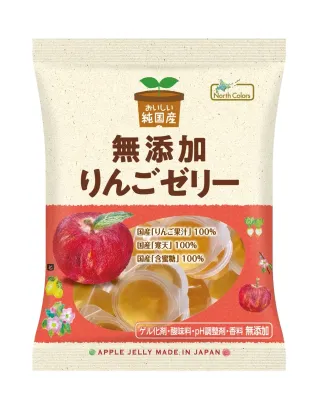 North Colors, Mutenka Ringo Jelly, Apple Jelly, 11 mini cups in 1 bag