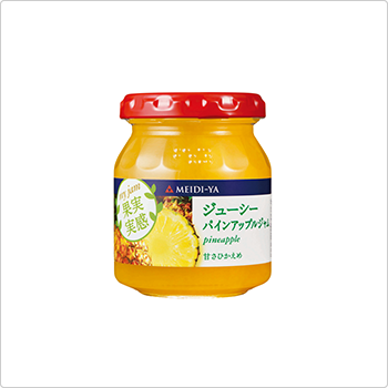 Meidi-ya, Fruits Jam, Juicy Golden Pineapple Jam, 160g