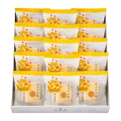 Ginza Bunmeido, Kasuteramaki, Honey Flavor, 15 pcs