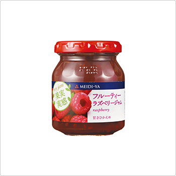 Meidi-ya, Fruits Jam, Fruity Raspberry Jam, 160g