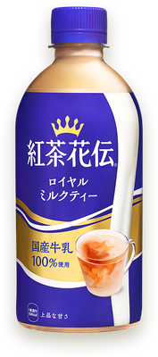 Coca-Cola, Koucha Kaden, Royal Milk Tea, 440ml  in a plastic bottle