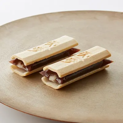 Taneya, Fukumi Tenpei, Azuki &amp; Gyuhi Mochi Monaka, 10 pcs, For Gift, ふくみ天平