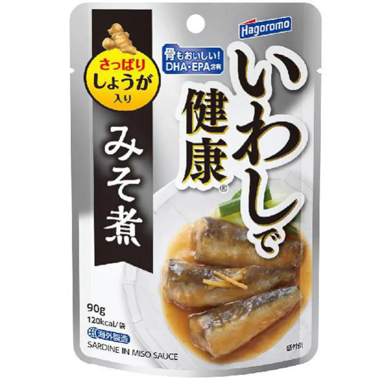 Hagoromo Foods, Sardines in Miso Sauce Pouch, 90g