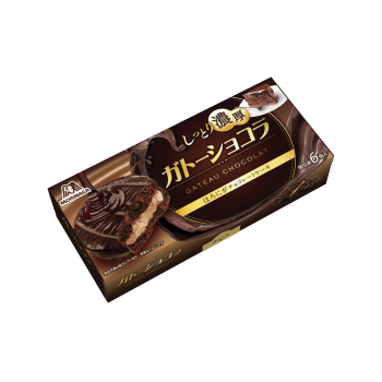 Morinaga, "Gateau chocolat" Cocoa Cake Sandwiches w/Cream 6pc in 1 box
